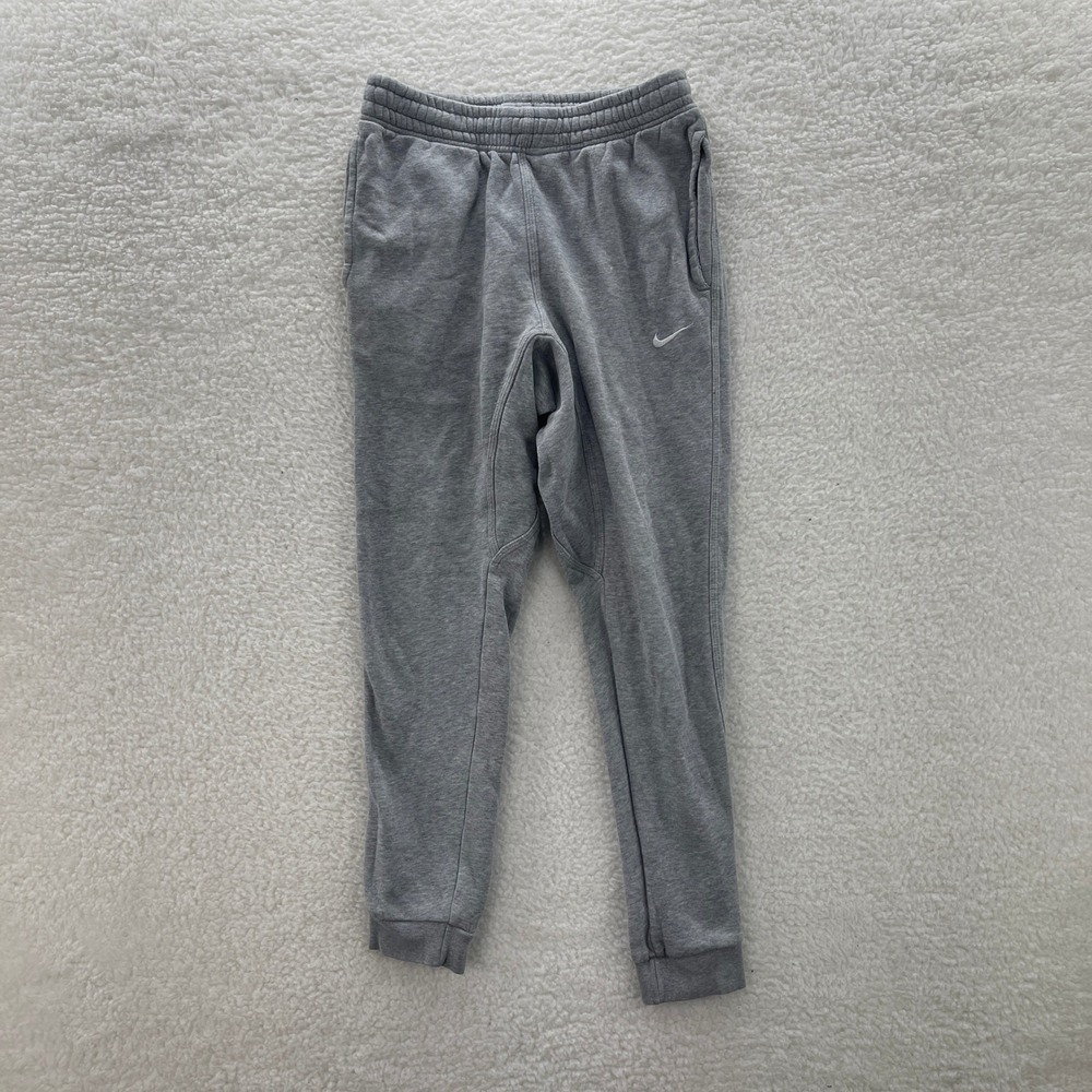 Nike Sweatpants Mens Small Gray Sportswear Club Fleece Jogger Gym Comfort Sport
